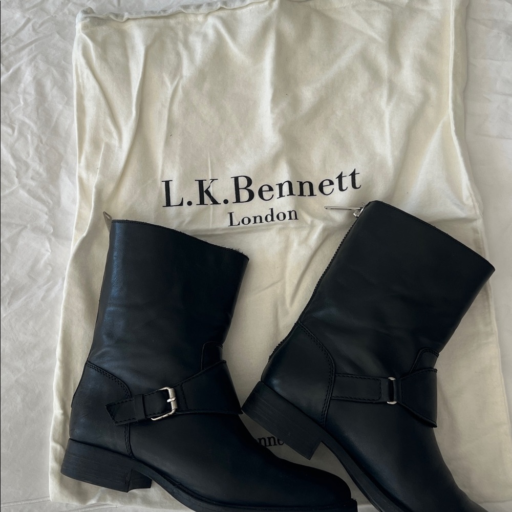 LK Bennett Ankle Booties with Zipper